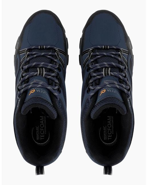 Regatta Blue Holcombe 3 Low Walking Boots for men