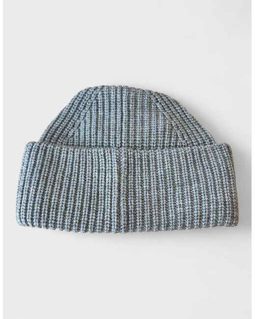 COACH Blue Patch Beanie Dove for men