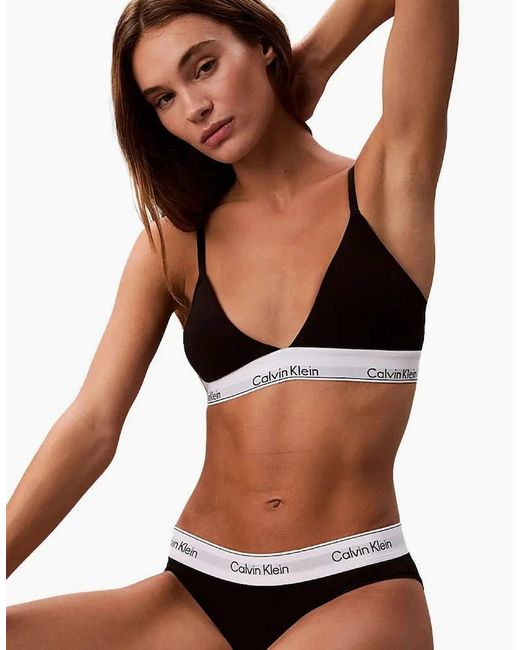 Calvin Klein White Icon Cotton Modal Bikini Brief