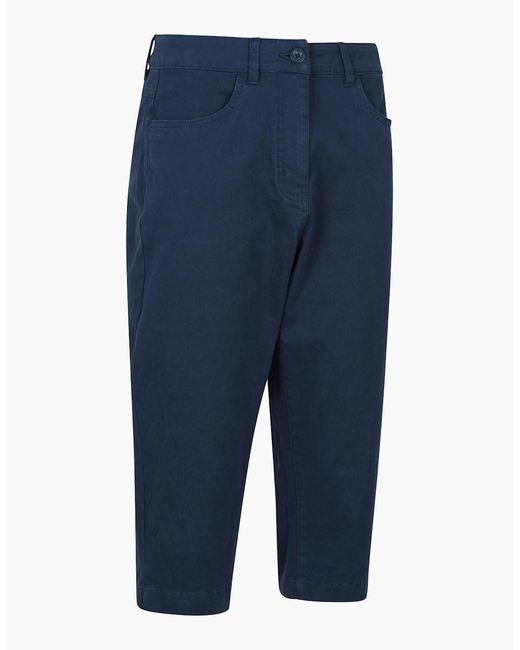 Mountain Warehouse Blue Ladies Marina Cropped Trousers