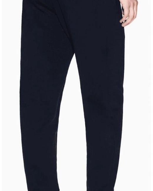 ARMANI EXCHANGE Blue Cotton Tonal Logo Zip Hooded Tracksuit for men