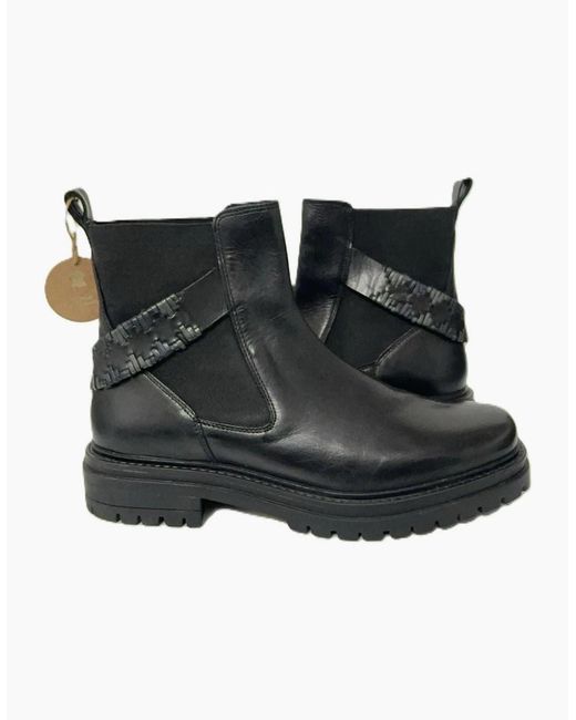 Osprey Black London The Guildford Chelsea Leather Boots