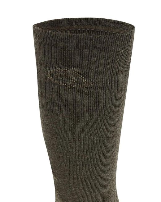 Craghoppers Green Adult Wool Blend Insect Repellent Advent Socks