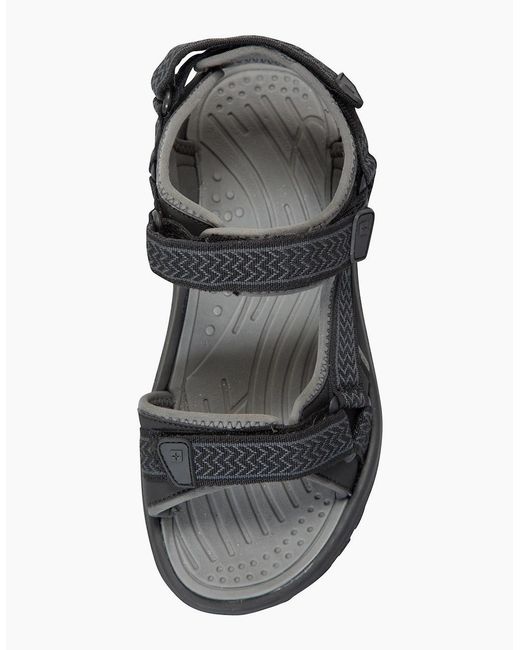 Mountain Warehouse Black Crete Sandals for men