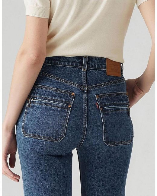 Levi's Blue Levi's Ribcage Bells Vintage Moment O