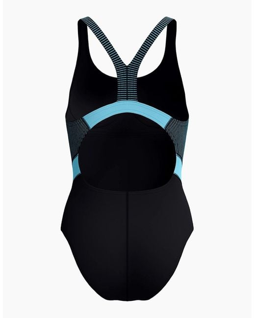 Speedo Blue Ladies Quantum Splice One Piece Swimsuit