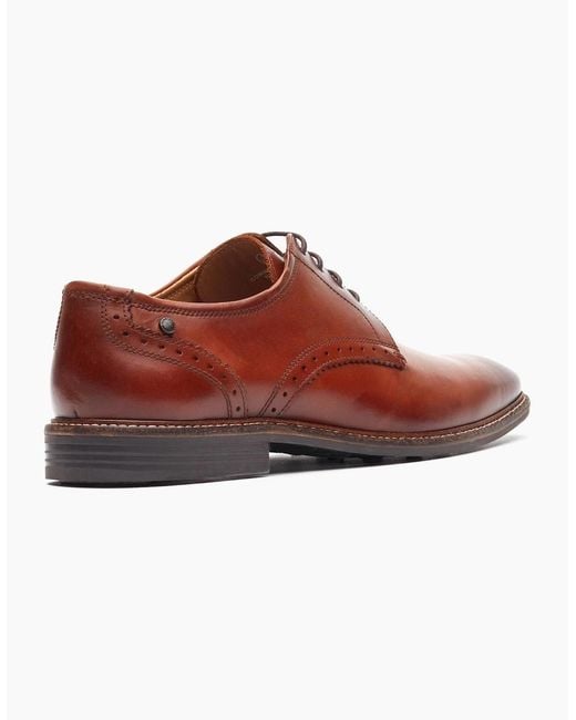 Base London Red London Eton Derby Shoes Tan for men