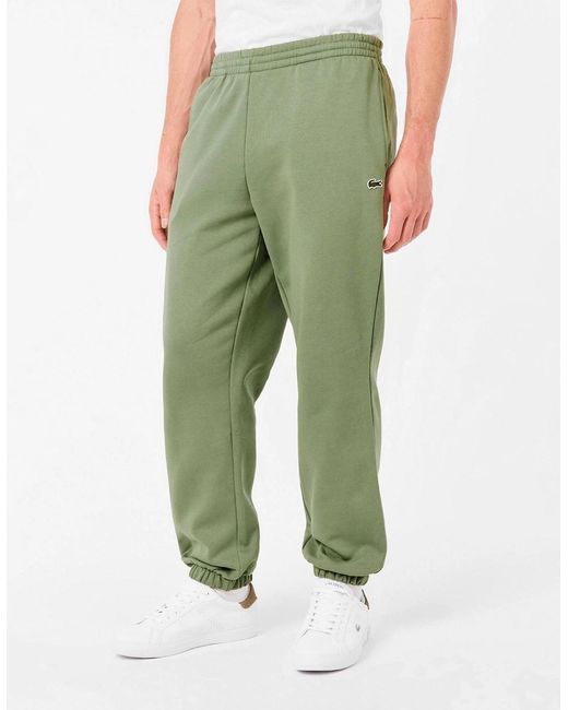 Lacoste Green Basic Fleece Jogging Bottoms for men