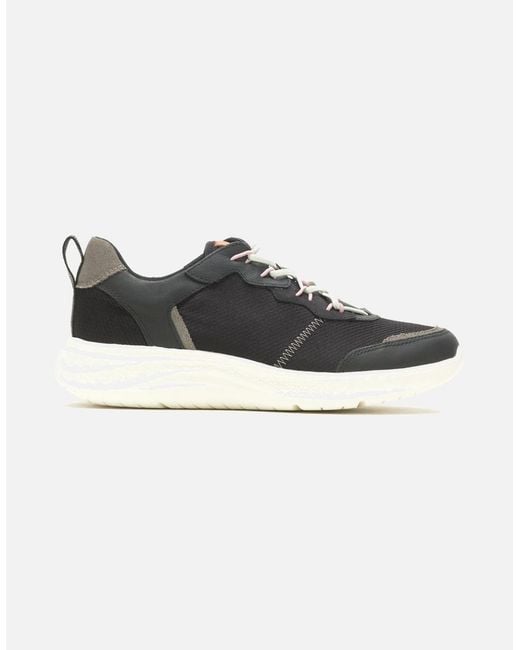 Hush Puppies Black Elevate Bungee Lace