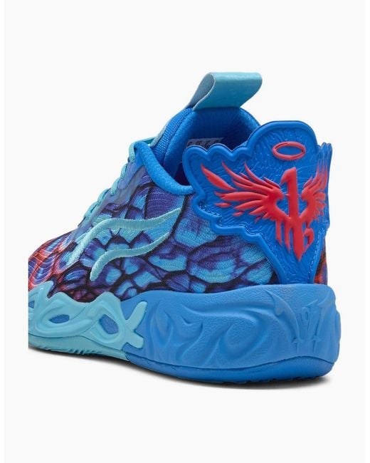 PUMA Blue Mb.04 Lo Alien Skins Basketball Trainers for men