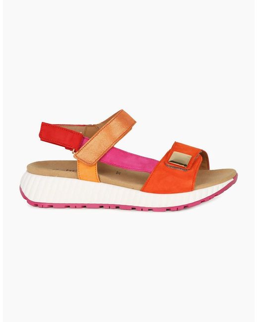 Gabor White Gifted Wedge Heel Sandals