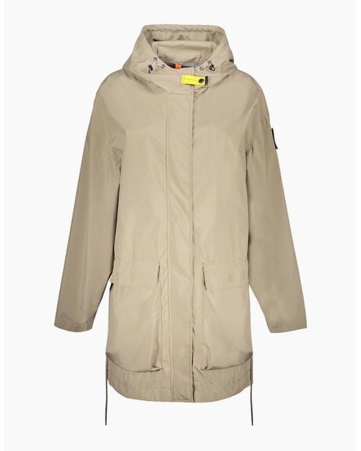Parajumpers Natural True Hooded Trench Jacket