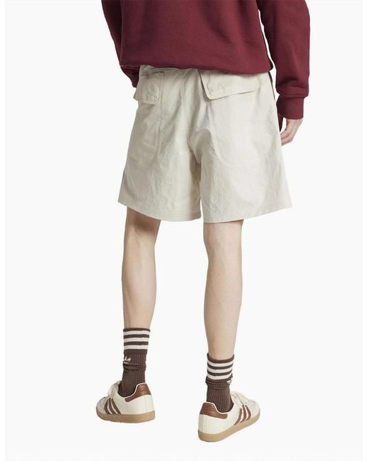 Adidas Originals White P Ess C Shorts for men
