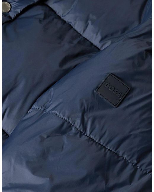 Boss Blue Polly Short Puffer Jacket