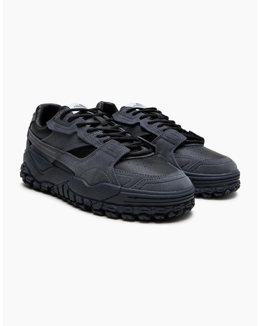 Ellesse Blue Luxe El42 Lace-Up Lug Sole Sneakers for men