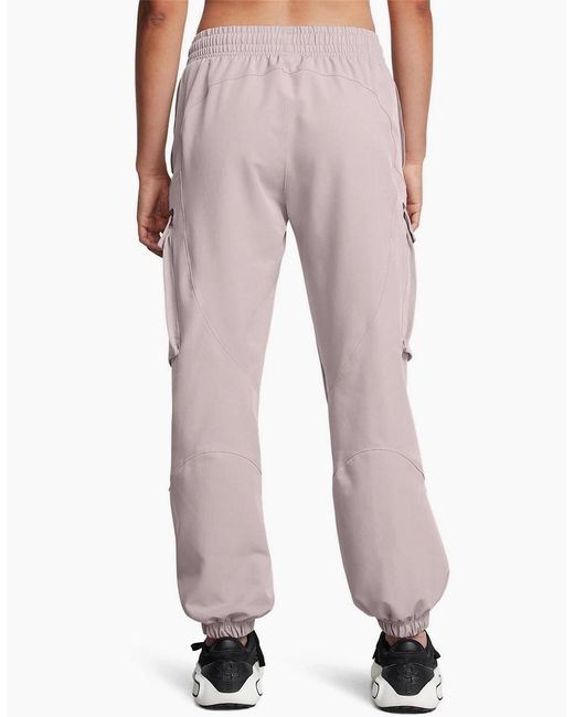 Under Armour Pink Unstoppable Closed Hem Jersey Joggers