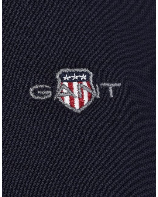 Gant Blue Reg Shield Half Zip Sweat Evening for men