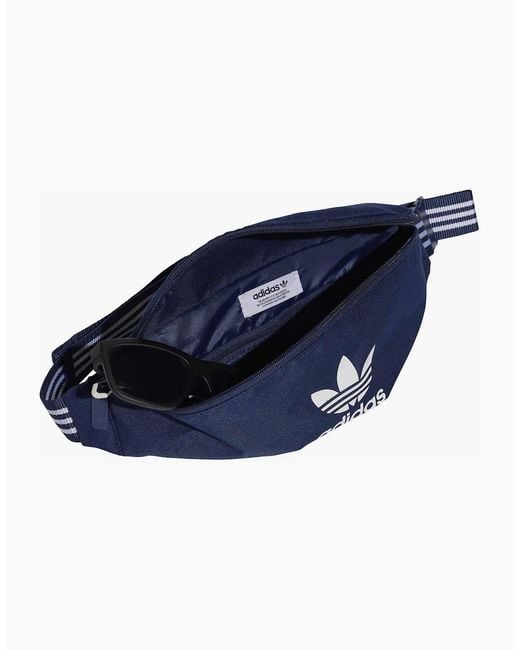 Adidas Originals Blue Adicolor Waistbag for men