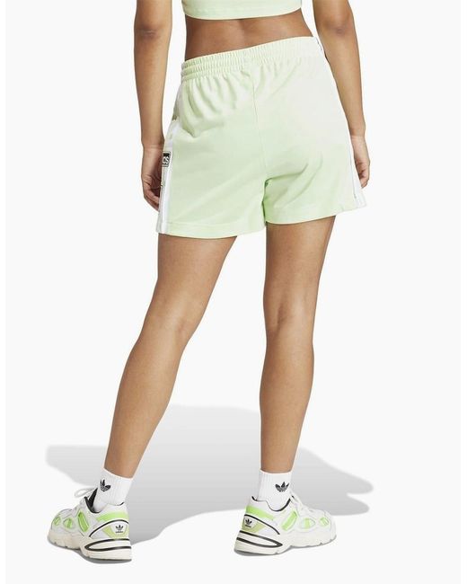 Adidas Originals Green Adibreak Bermuda Shorts With Snap Button