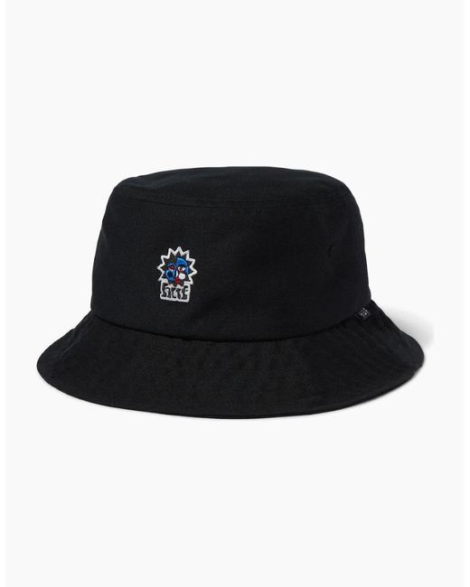 Huf Black 'Seeing Sun' Bucket Hat for men