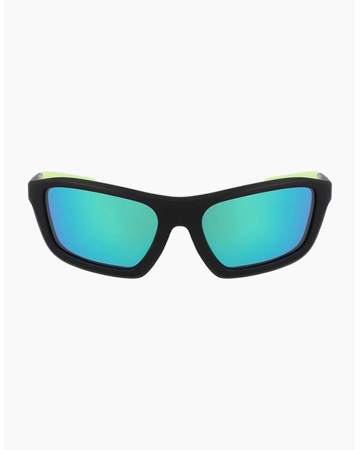 Nike Blue M Rectangle Sunglasses for men