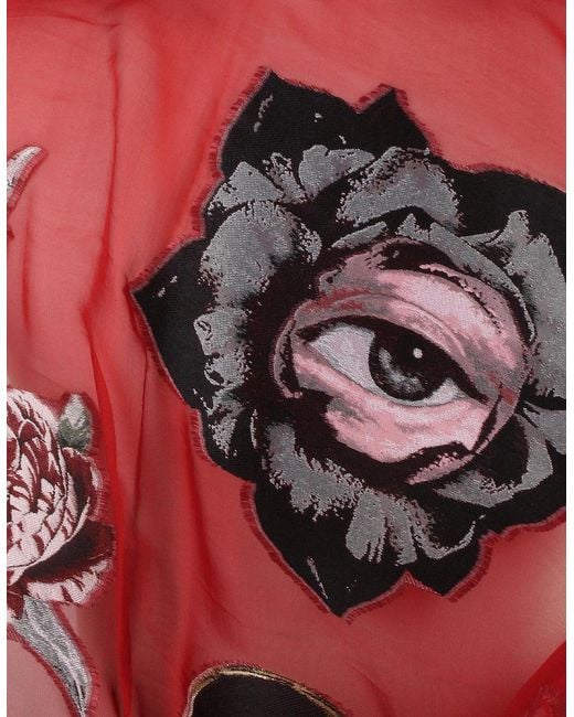 McQueen Red Scarf