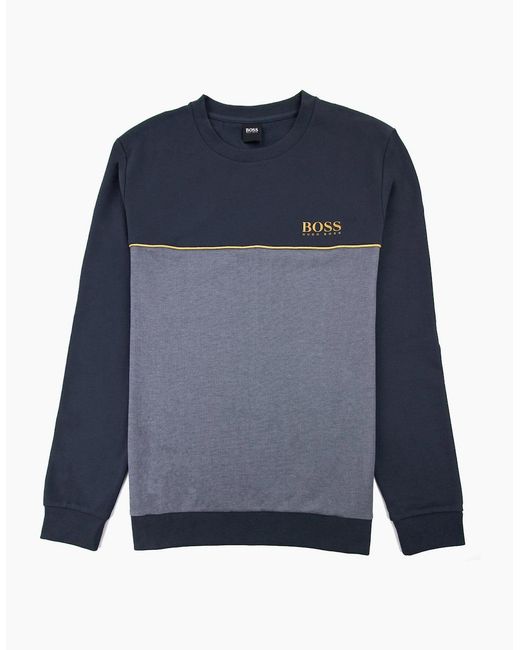 Boss Blue Loungewear Tracksuit Sweatshirt for men
