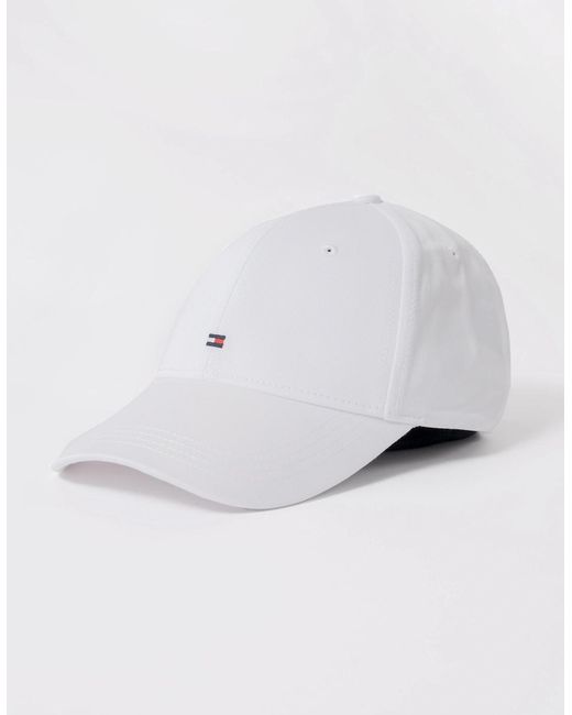 Tommy Hilfiger White Classic Baseball Cap for men