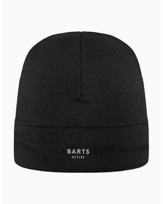 Barts Black Active Snug Fit Beanie for men