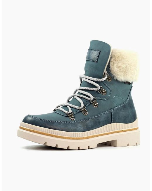 Lunar Blue Evelyn Ankle Boots