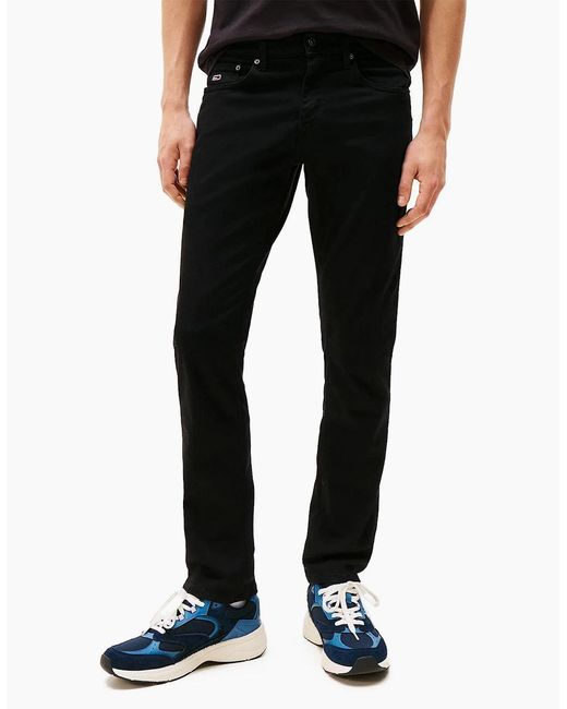 Tommy Hilfiger Black Tommy Jeans Scanton Slim Jeans for men