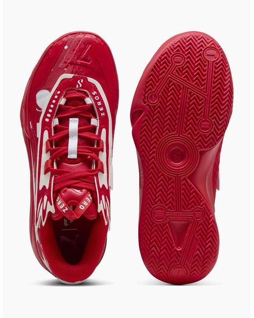 PUMA Red Scoot Zeros Ii Basketball Trainers for men