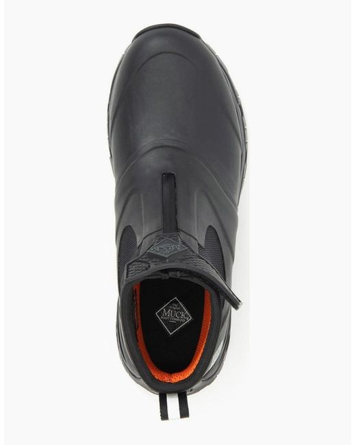 Muck Boot Black Apex Mid Zip Wellingtons for men