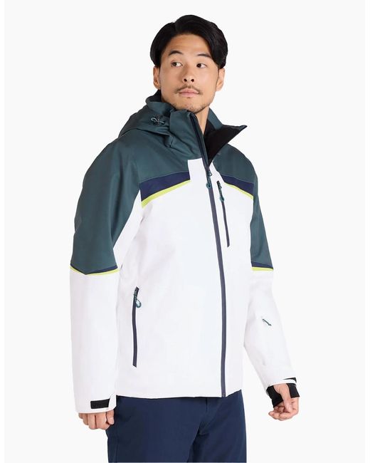 Mountain Warehouse White Leo Extreme Ski Jacket for men
