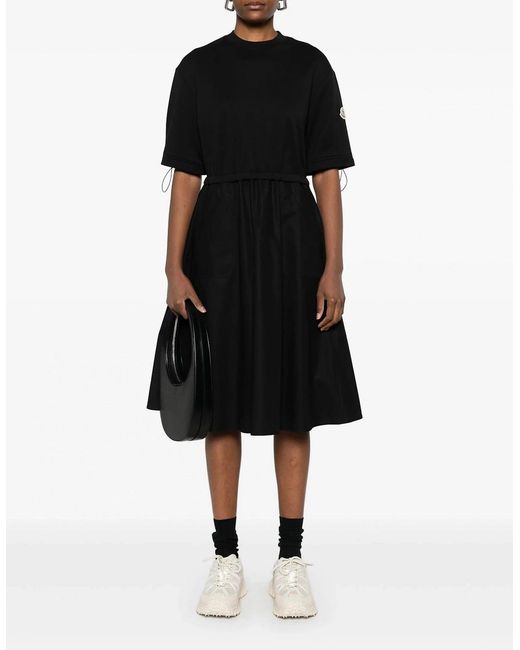 Moncler Black Mid Length Dress