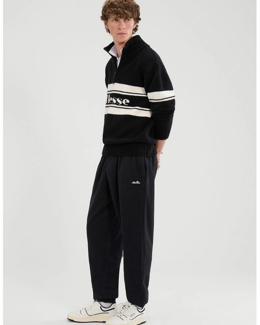 Ellesse Black Orvinio Jog Pant for men