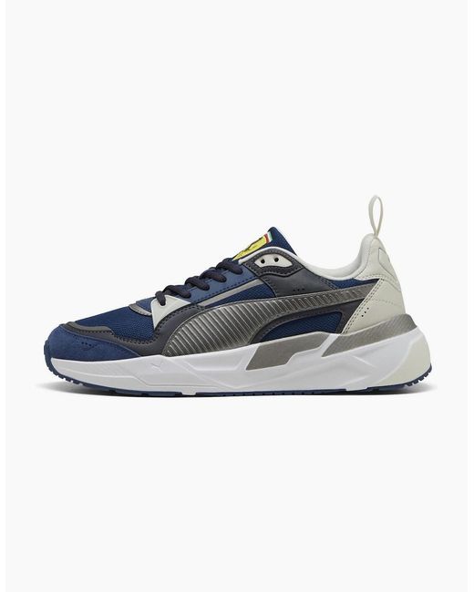 PUMA Blue Ferrari Trinity 2 Low Top Trainers for men