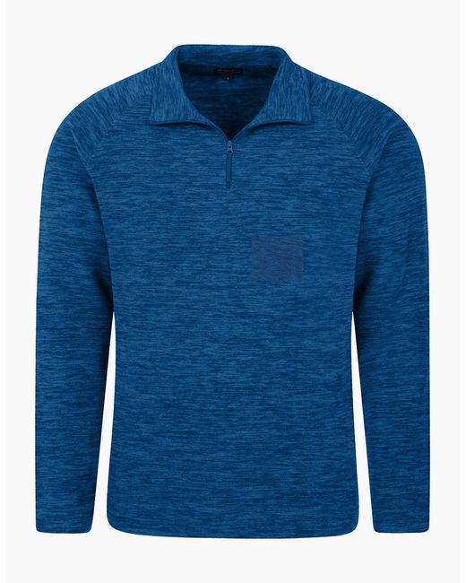 Mountain Warehouse Red Snowdon Ii Fleece Top for men