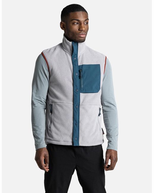 Craghoppers Blue Argo Polartech Gilet for men