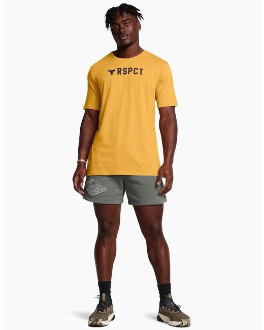 Under Armour Gray Project Rock Heavyweight Bermuda Shorts for men