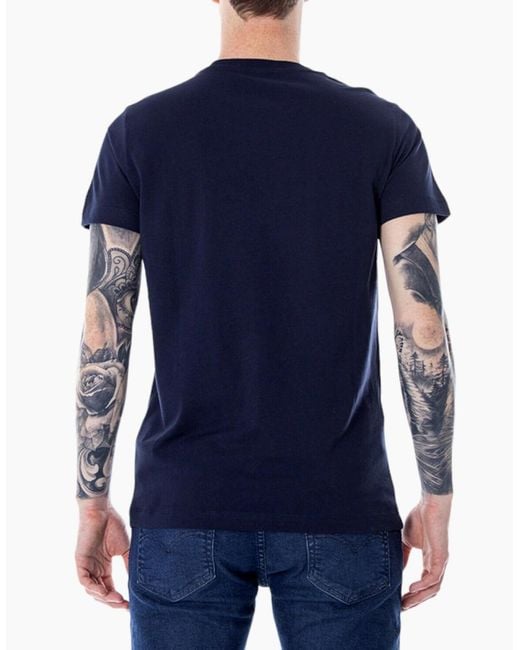 DIESEL Blue T Diego Brok T Shirt Short Sleeves Crew Neck Casual Summer Tee for men