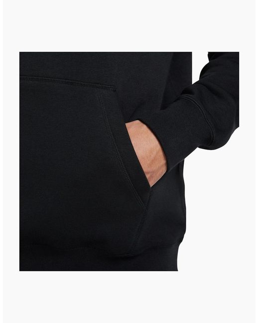 Nike Black Tracksuit Club Fleece Pullover Hoodie Cuffed Jogger Sportswear for men