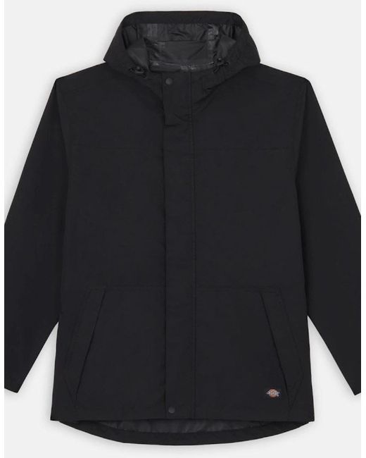 Dickies Black Waterproof Rain Jacket for men
