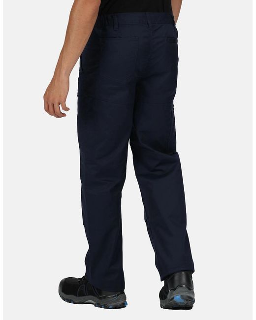 Regatta Blue Professional Waterproof Trousers for men
