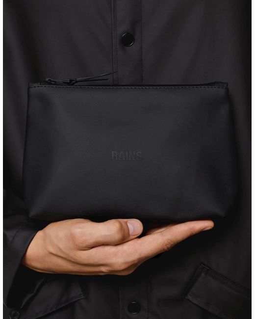 Rains Black Cosmetic Bag