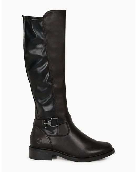 Remonte Black Barby Knee High Boots