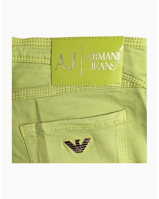 Armani Green Jeans V5J28 Denim Jeans Slim Fit Skinny Casual Stretchy Trousers