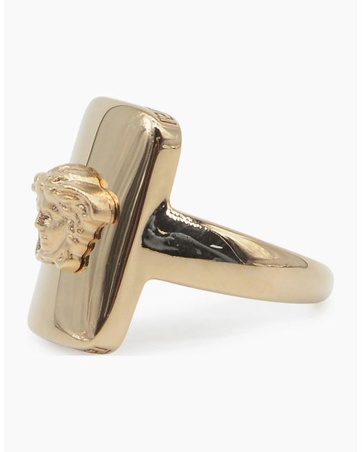 Versace White Medusa Ring for men