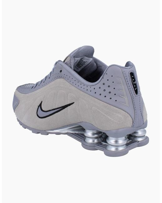 Nike Blue Shox R4 Running Trainers Hq7739 001