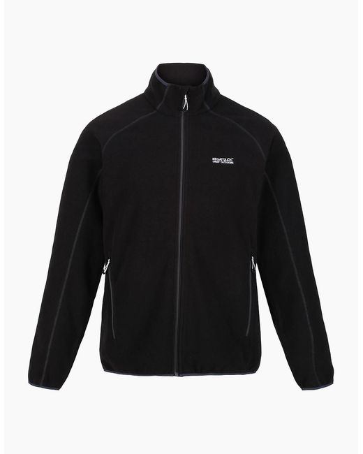 Regatta Black Hadfield Full Zip Fleece Jacket for men